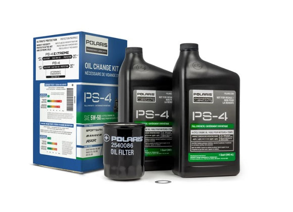 Full Synthetic Oil Change Kit, 2202166, 2 Quarts of PS-4 Engine Oil and 1 Oil Filter - Team-Motorsports