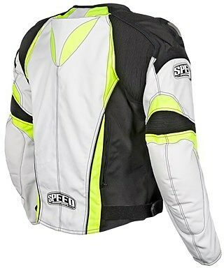 Speed and Strength Twist of Fate 3.0 Textile Jacket White/Hi-Vis Motor