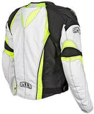 Speed and Strength Twist of Fate 3.0 Textile Jacket White/Hi-Vis Motorcycle - Team-Motorsports